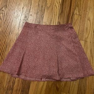 Red Abercrombie skort